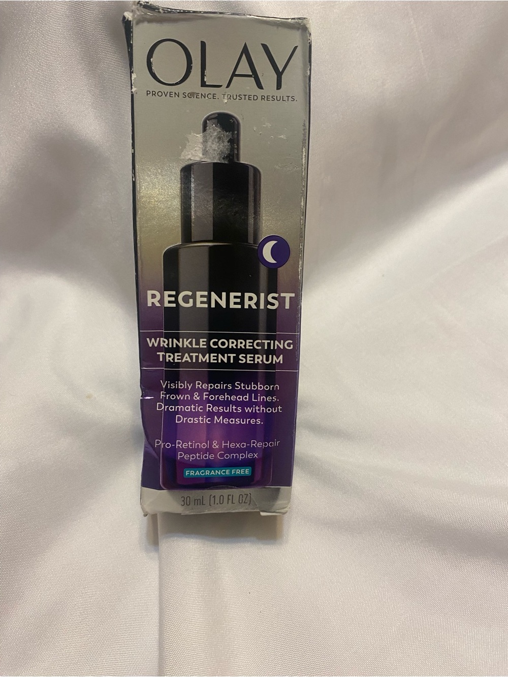 OLAY Regenerist Wrinkle Correcting Treatment Serum - Purple & Black